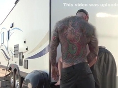 Son Begs Hairy Bear StepDad To Fuck Him- I Love Almost Getting Caught