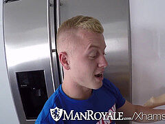 ManRoyale blow up chick have fun turns into fuck with Leo Luckett