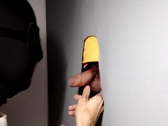 nineteen Yr Senior Stud With Furry Dinky Comes Back To Gloryhole