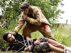 Fireman fuck with Thyle Knoxx and Bo Sinn