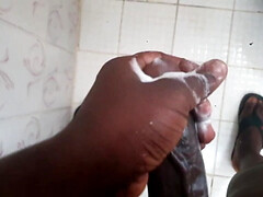 I masturbate my big cock