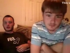 Straight Couple Convinced To Jerk Off His Buddies Cock