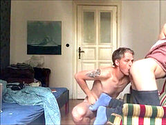 gay first-timer doggystyle with stud