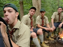 Johnny Rapid, Zeb Atlas, and others enjoy a very gay fuck