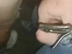 Having fun at the adult theater