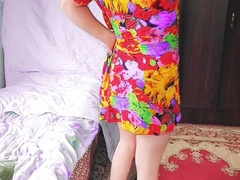 Sexy Slut Sissy White Body Crossdresser Solo Strip Dance