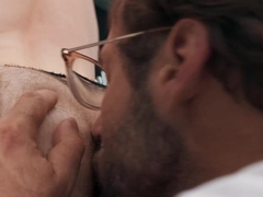 Cock sucking gay lover tries the random man's inches in the ass