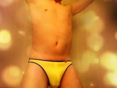 FULL SALUTE in my CABLE TANGA - BULBOUS ROPE