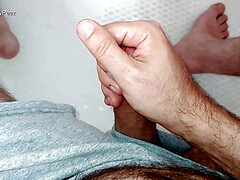 I like to jerk off before showering