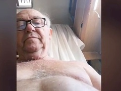 Hot Italian DILF, 69, enjoys anal play and a steamy handjob on webcam