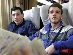 Exceedingly hot public fucking session on the train