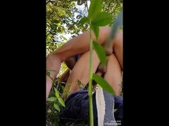 Daddy breeding a guy in a park 4