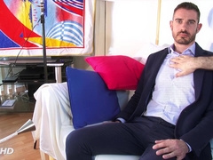 A casual straight sales agent had his good-sized meatpipe gets stroked in a porno. Pierrac