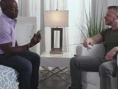 White and black gay Step daddies fucking - gay interracial sex