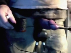 3 day of edge with electro sounds oxballs sack. cum. 2