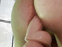 Bubble Butt Horny Young Slut Craving Dick Rides Dildo