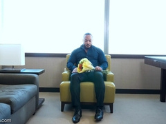 Black Boner Opens Up Adrian's Booty Broad Open In The Bathroom