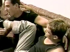 Hot guy bends over pool table and enjoys deep anal drilling