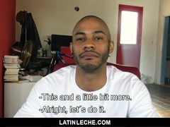 Sexy latino man gets his face used