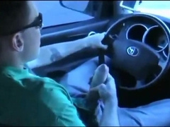 Big cock blowjob in moving car 12