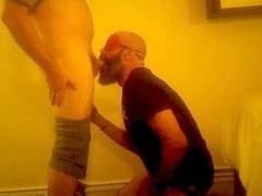 Like blindfolded hotel scene with intense oral