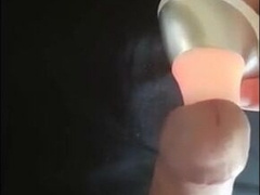 Womanizer masculine groaning heavy climax