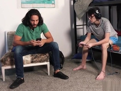 Pervy stepuncle hardcore bangs two young stepbrothers