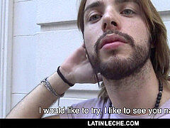 LatinLeche - Latino Kurt Cobain Lookalike drills A wild photographer For Cash