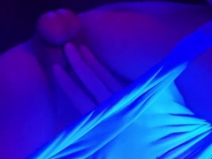 Undressing Humid Neon Cut-Offs and Demonstrating Lovely Bum