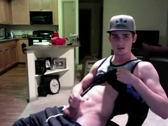 Jerking His Cock In His Apartment 5