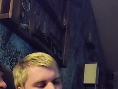 Fellating ambisexual acquaintance