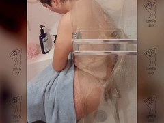 Disabled Chub Shower Voyeur