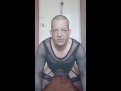 sissy gulps own piss