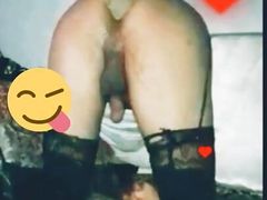 Sofiblack crossdressed whore fuck her asshole  in doggy style