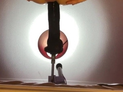 Femboy Raine rode by immense plaything with shag machine (Utter Vid!)