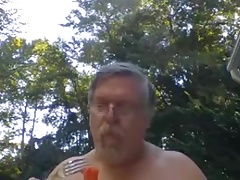 Sexy Naked Motorcycle Dad