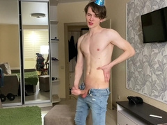 My First-Ever Spunk In 24 Torrid Stud With Massive Cock Celebraite His Bday