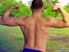 David Skylar and Justin Lewis have gonzo assfucking romp