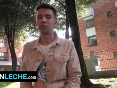 Mexican Leche - Gorgeous Latino Lads Antu Burghos & Benjamin Porter Agree To Shoot A Sex video