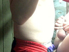 bareback Athletes II: Soccer pummel wet