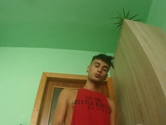 Let´s kiss - touching lens with teen 18+ lips, cock, cum on camera lens POV