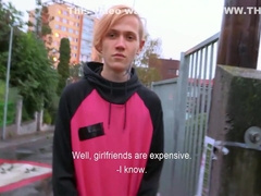 He Is On His Way Home When He Notices A Pretty Dude Doing Nothing Who Looks Like He Needs An Extra Money