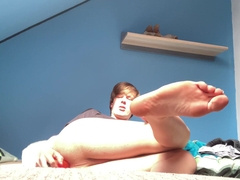 Man and good-sized fake penises