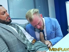 Blonde Malek Tobias moaned out in a hardcore ass fucking by hunk Viktor Rom
