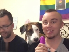 FTM get's 6 dick Cum shot in the face feat Nobu Rainbow DG.3