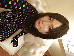 Man's Daughter Colorful Whole Body Tights Masturbation