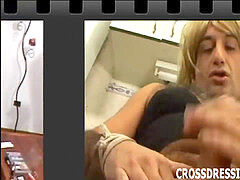 Dressing like a lady makes me firm