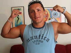 Papi Chulo looks very hot with his dick all out