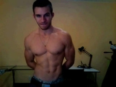 Nice First-Timer Taunting on Webcam