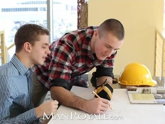 Manroyale Sexually Attractive architect pulverizes his customer's donk